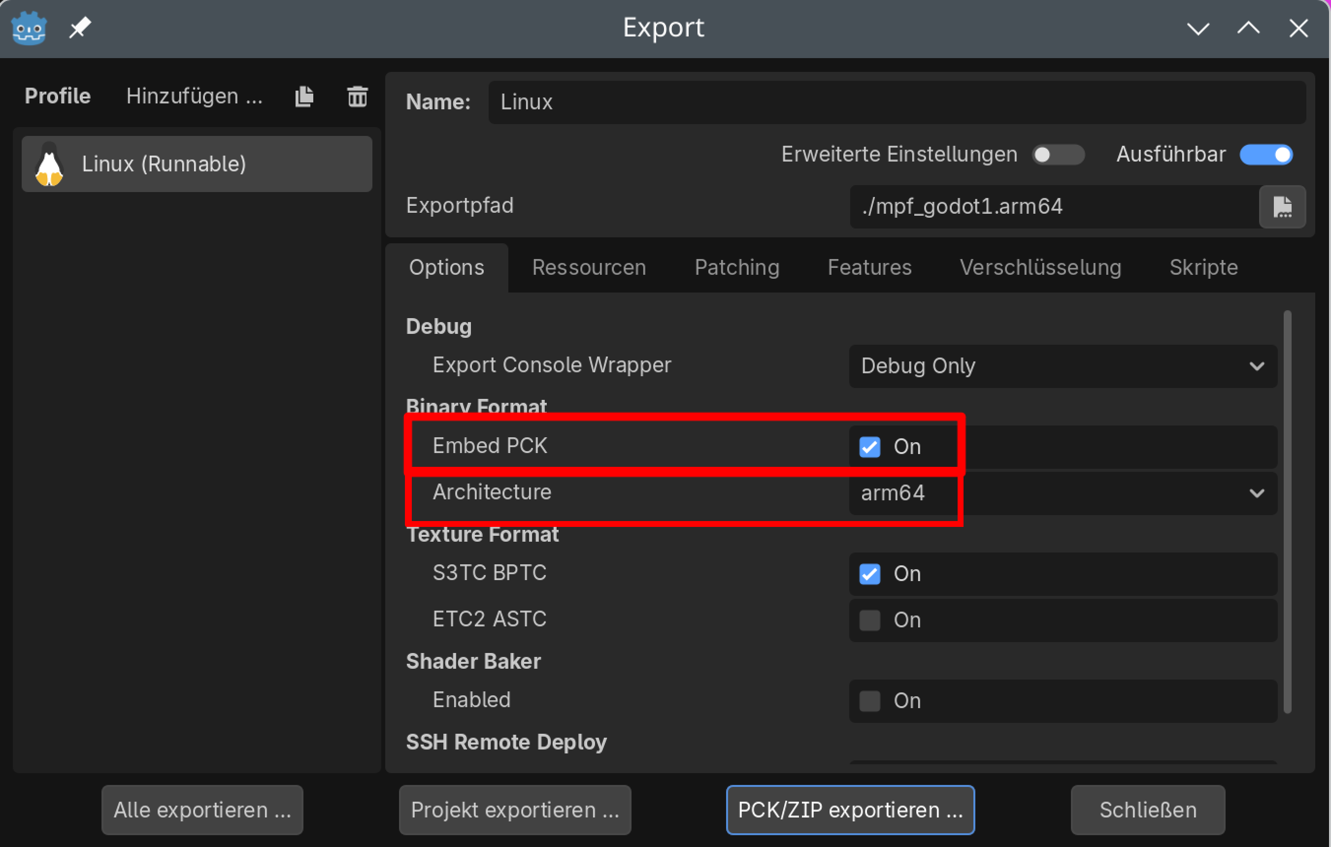 Godot Export