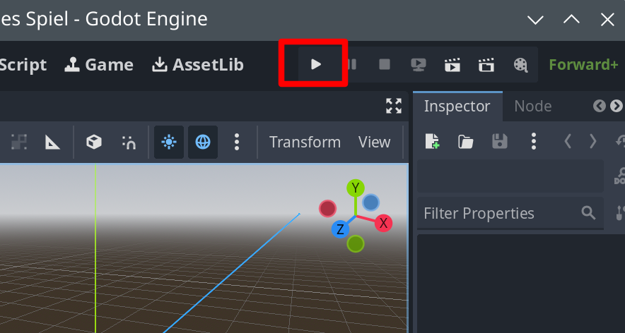 Godot Play Button